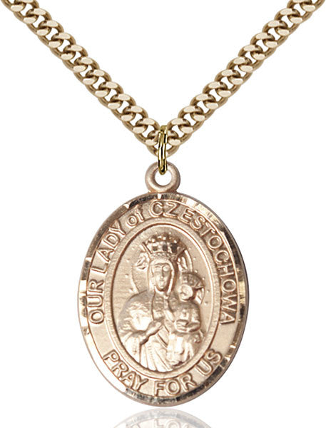 Gold Filled O/L of Czestochowa Pendant