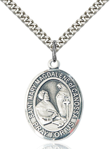 Sterling Silver St. Mary Magdalene of Canossa Pendant