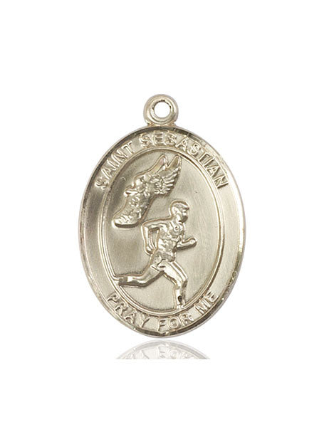 14kt Gold St. Sebastian / Track & Field Medal