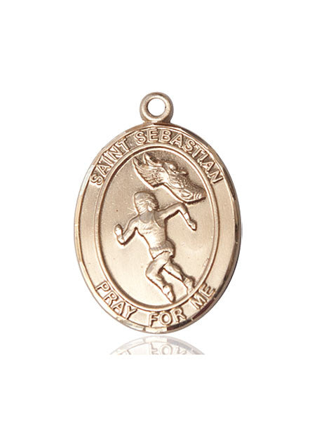 14kt Gold St. Sebastian / Track & Field Medal