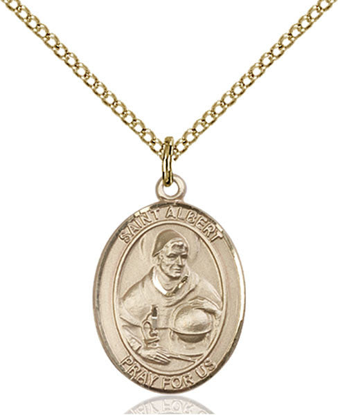 Gold Filled St. Albert the Great Pendant