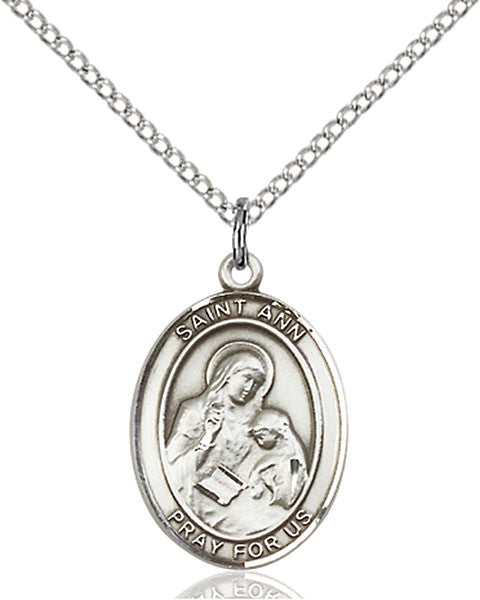 Sterling Silver St. Ann Pendant