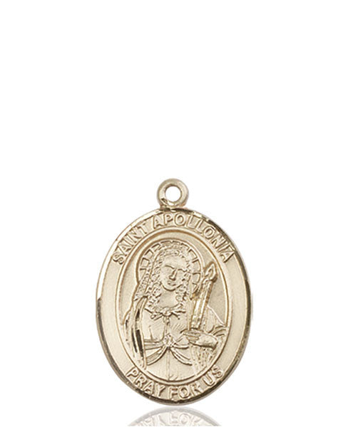 14kt Gold St. Apollonia Medal