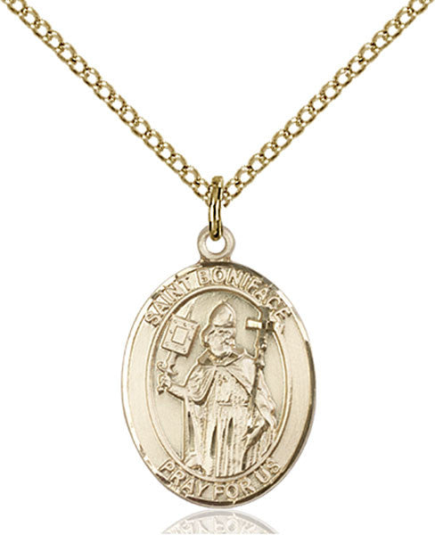 Gold Filled St. Boniface Pendant