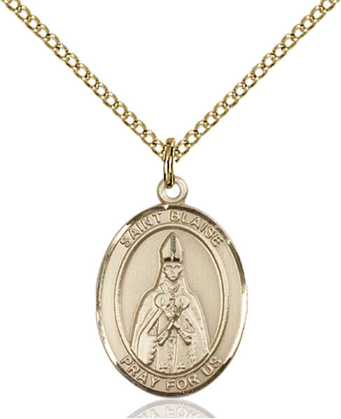 Gold Filled St. Blaise Pendant