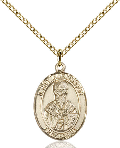 Gold Filled St. Alexander Sauli Pendant