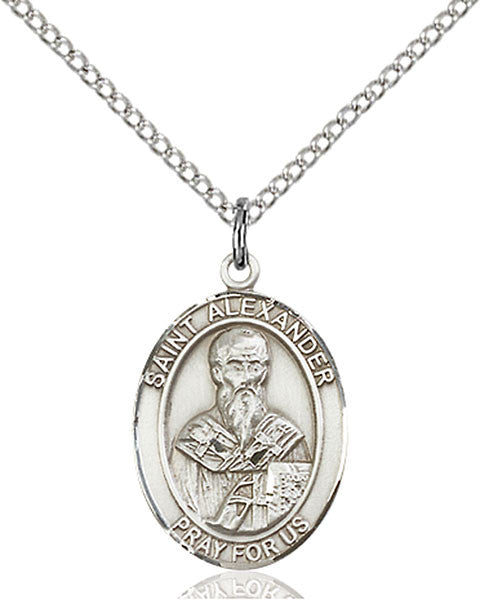 Sterling Silver St. Alexander Sauli Pendant