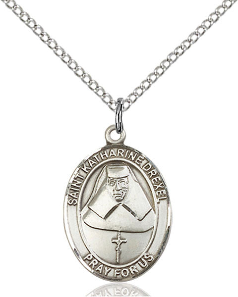 Sterling Silver St. Katharine Drexel Pendant