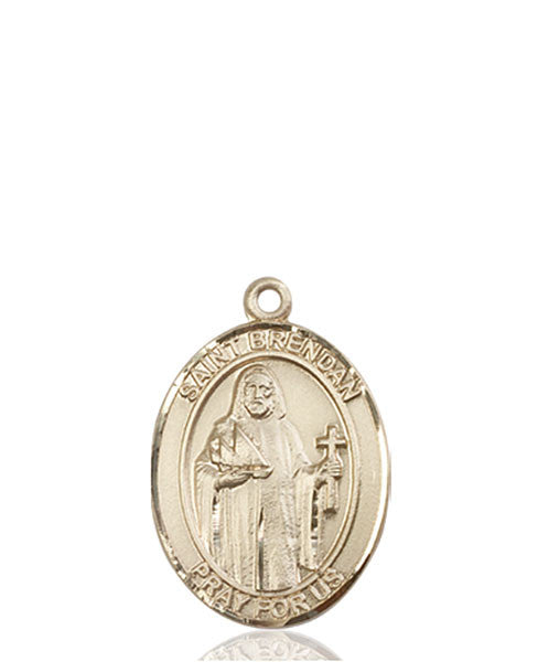 14kt Gold St. Brendan the Navigator Medal