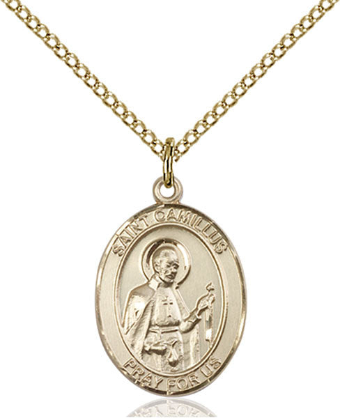 Gold Filled St. Camillus of Lellis Pendant