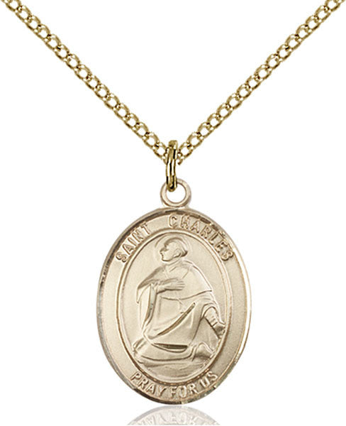 Gold Filled St. Charles Borromeo Pendant
