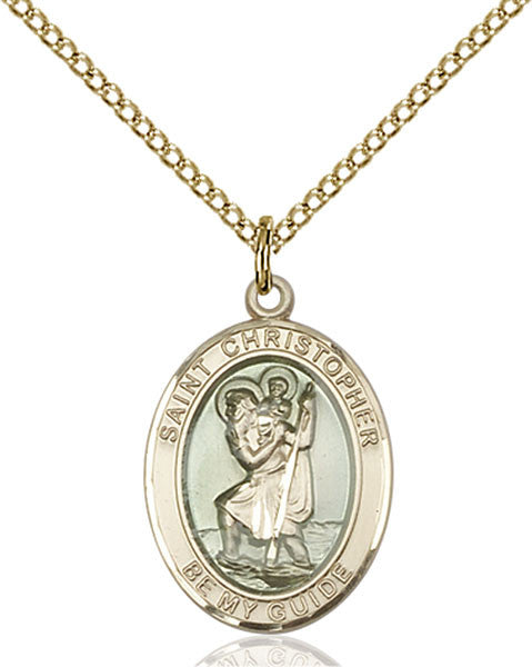 Gold Filled St. Christopher Pendant