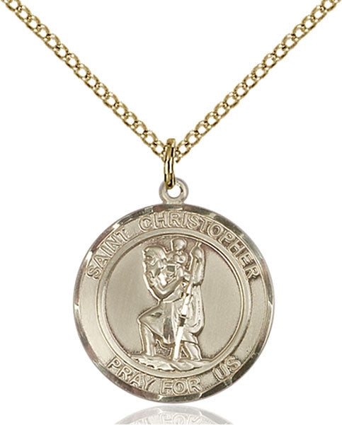 Gold Filled St. Christopher Pendant