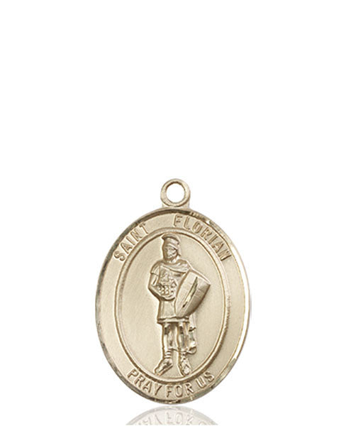 14kt Gold St. Florian Medal