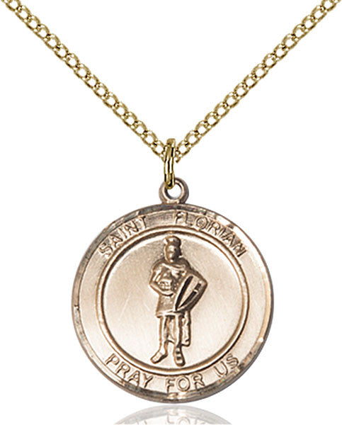 Gold Filled St. Florian Pendant
