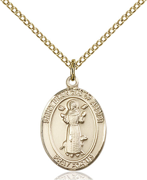 Gold Filled St. Francis of Assisi Pendant