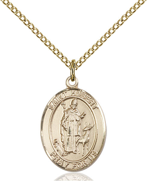 Gold Filled St. Hubert of Liege Pendant