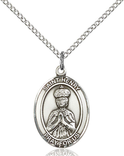 Sterling Silver St. Henry II Pendant