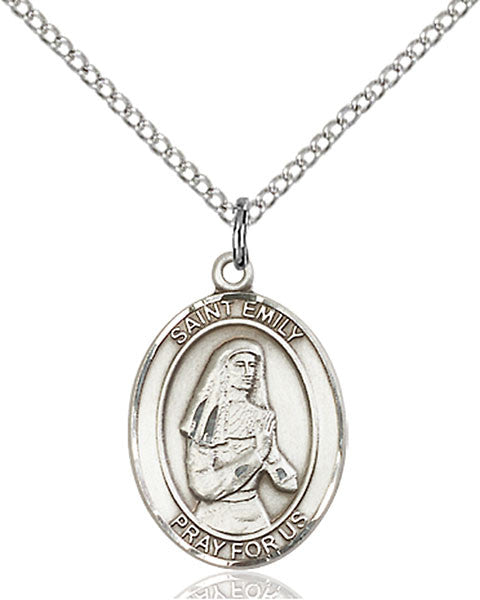 Sterling Silver St. Emily De Vialar Pendant