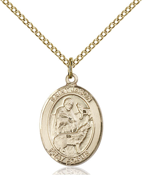 Gold Filled St. Jason Pendant