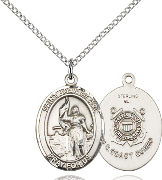 Sterling Silver St. Joan of Arc /Coast Guard Penda