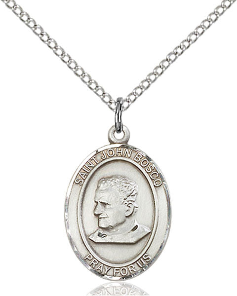 Sterling Silver St. John Bosco Pendant