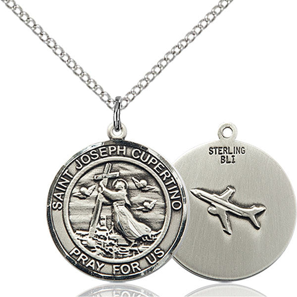 Sterling Silver St. Joseph of Cupertino Pendant