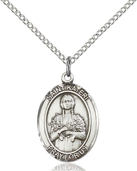 Sterling Silver St. Kateri Pendant