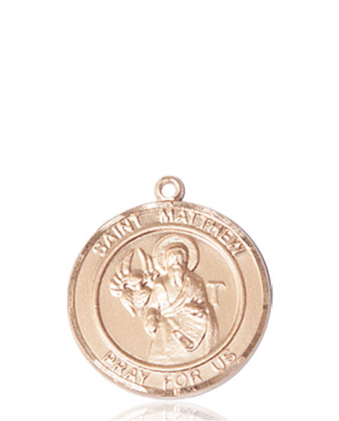 14kt Gold St. Matthew the Apostle Medal