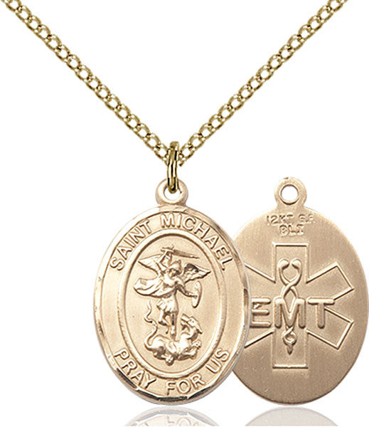 Gold Filled St. Michael / Emt Pendant