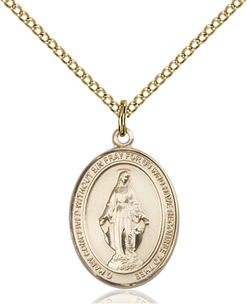 Gold Filled Miraculous Pendant