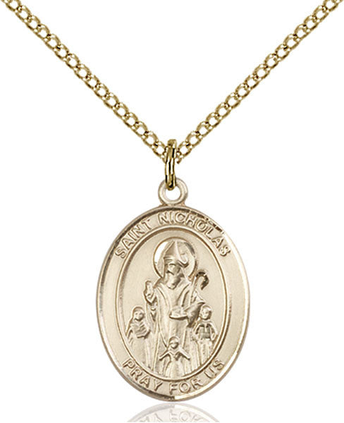 Gold Filled St. Nicholas Pendant