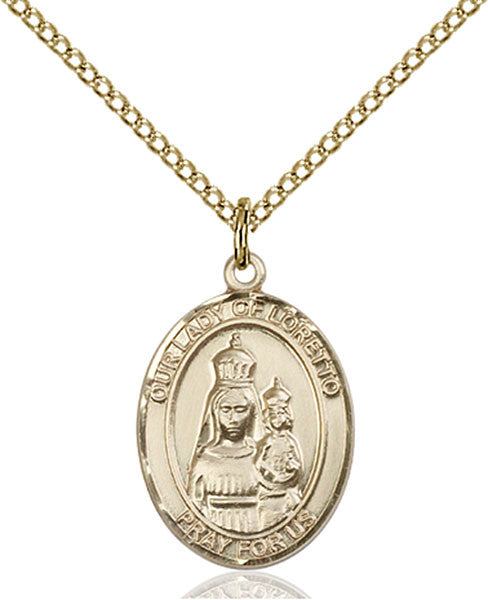 Gold Filled O/L of Loretto Pendant