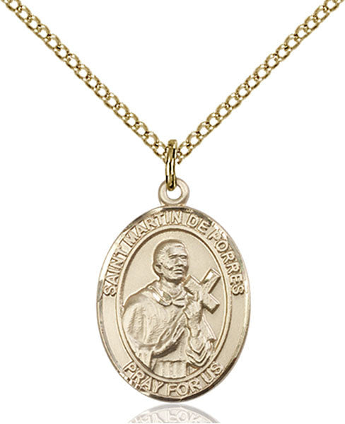 Gold Filled St. Martin De Porres Pendant