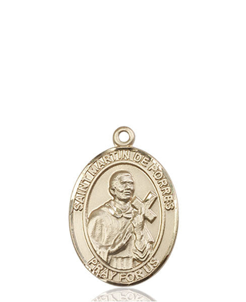 14kt Gold St. Martin De Porres Medal