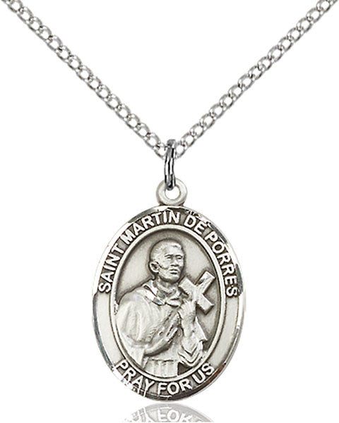 Sterling Silver St. Martin De Porres Pendant