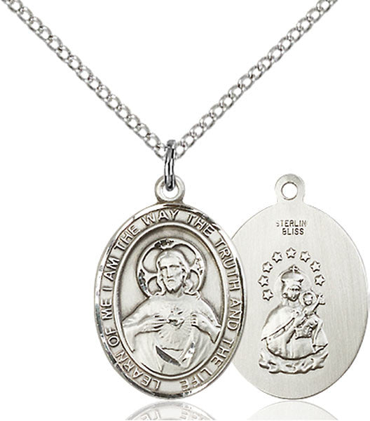 Sterling Silver Scapular Pendant