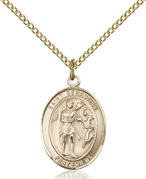 Gold Filled St. Sebastian Pendant