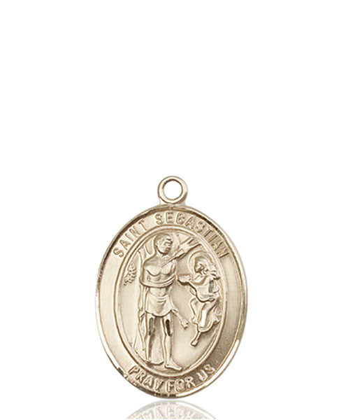 14kt Gold St. Sebastian Medal