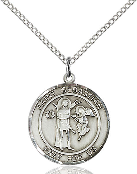 Sterling Silver Scapular Pendant