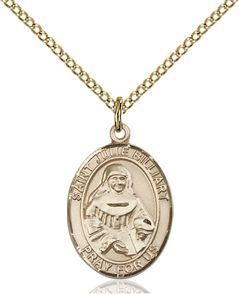 Gold Filled St. Julie Billiart Pendant