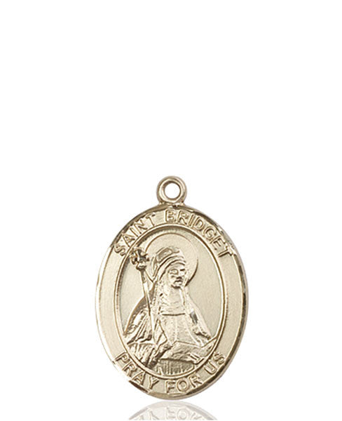 14kt Gold St. Bridget of Sweden Medal