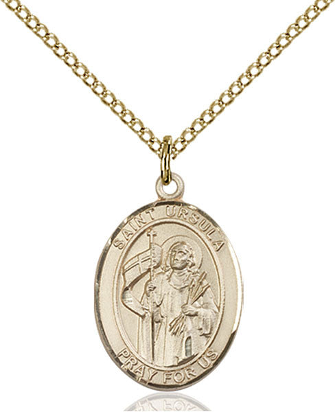 Gold Filled St. Ursula Pendant