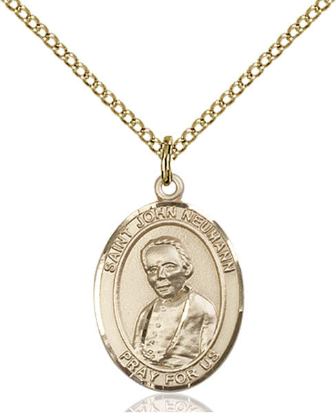 Gold Filled St. John Neumann Pendant