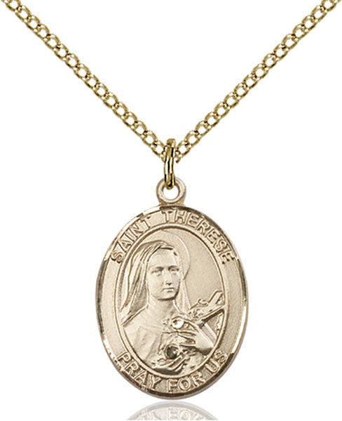Gold Filled St. Therese of Lisieux Pendant