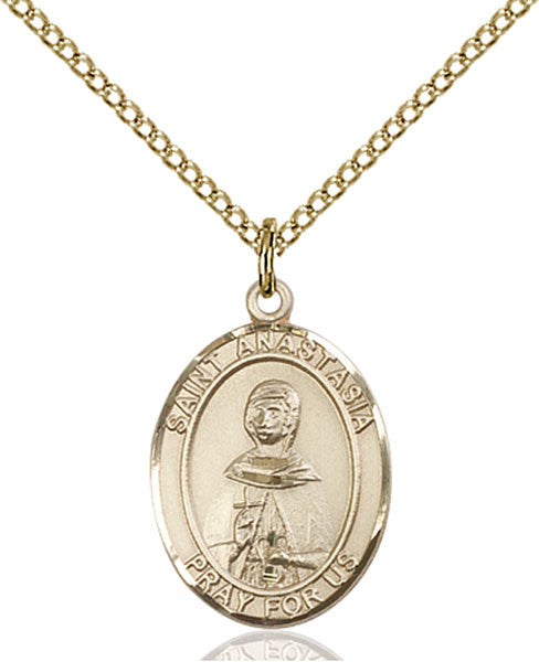 Gold Filled St. Anastasia Pendant