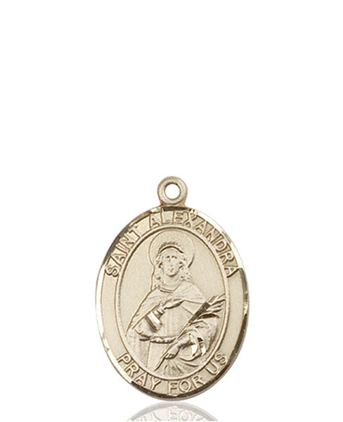 14kt Gold St. Alexandra Medal