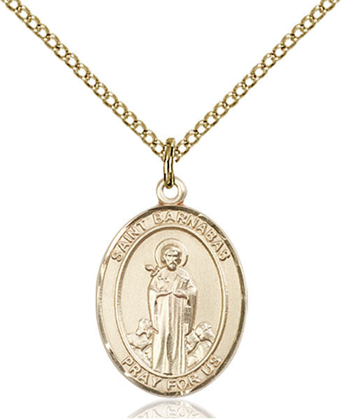 Gold Filled St. Barnabas Pendant