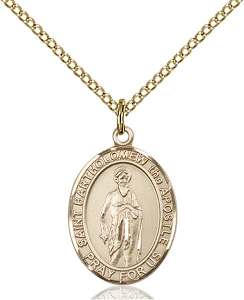 Gold Filled St. Bartholomew the Apostle Pendant