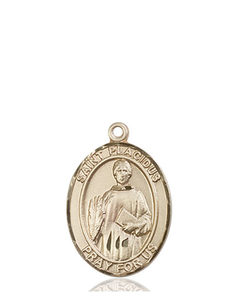 14kt Gold St. Placidus Medal